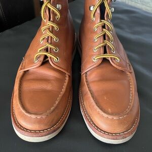 Thursday Boot Company Tan Leather Men's Moc Toe Boots